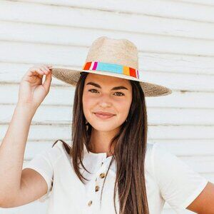 NEW Sunshine Tienda Sandra Palm Hat